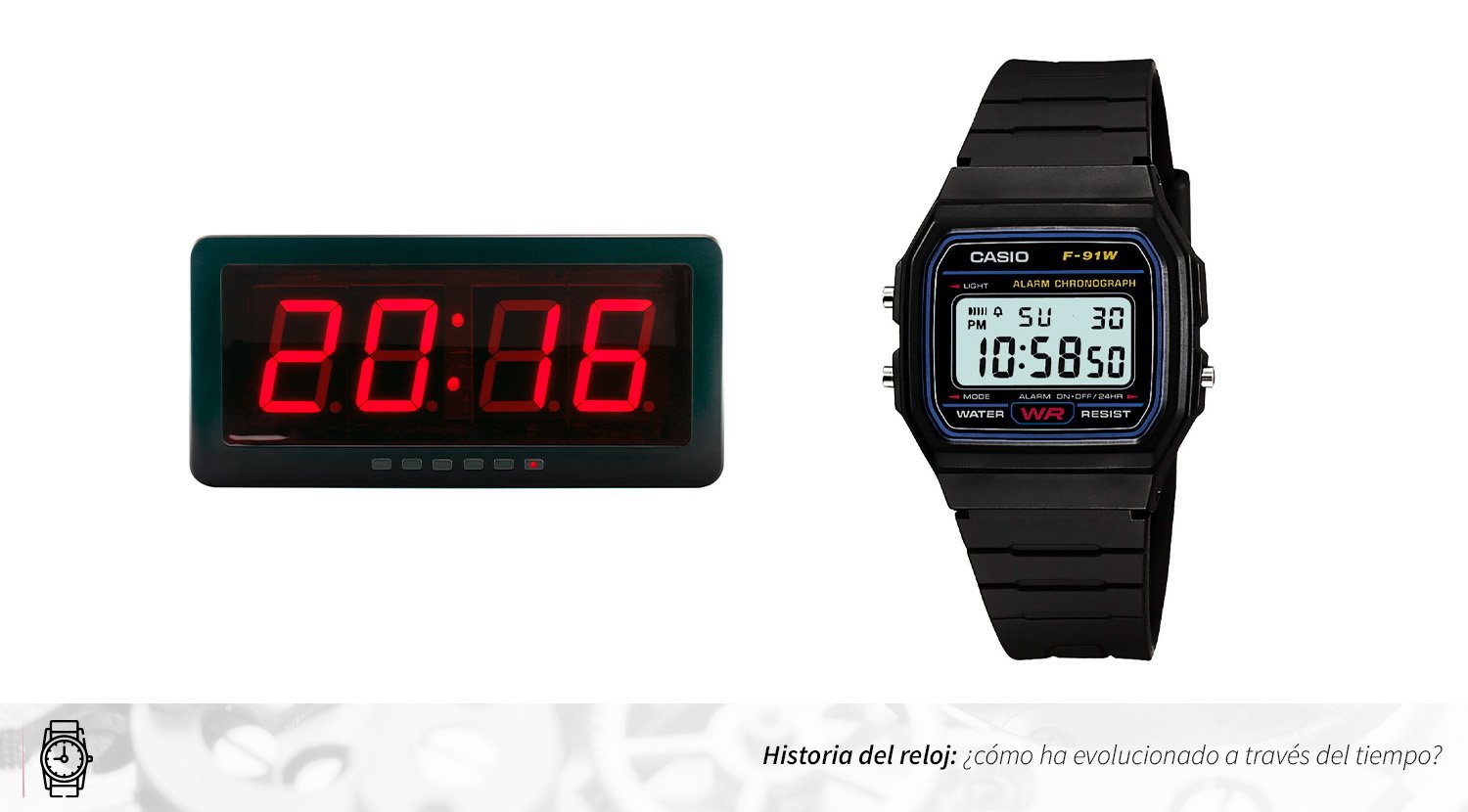 Reloj best sale de electrico