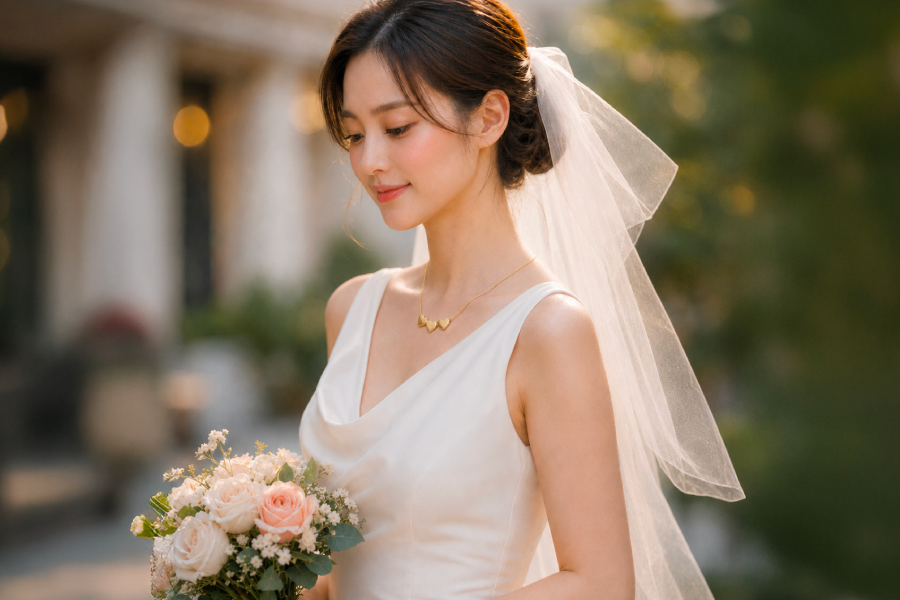 look boda coreana joyas bizzarro