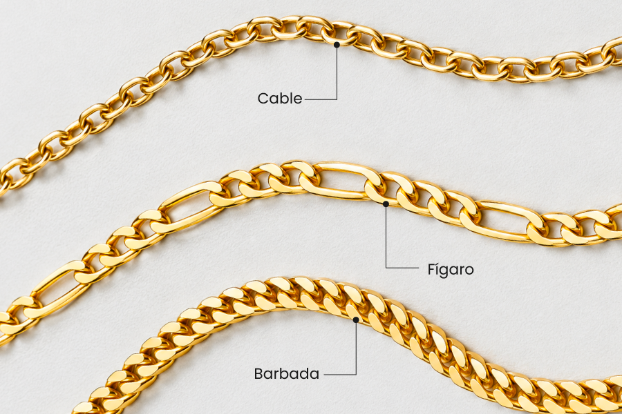 cadenas bizzarro cable figaro barbada