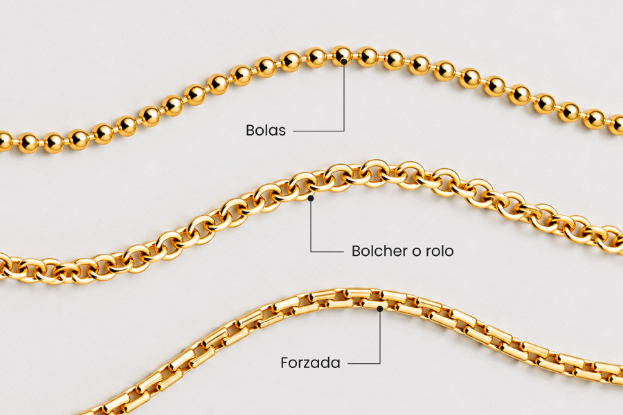 cadenas bizzarro bolas bolcher rolo forzada