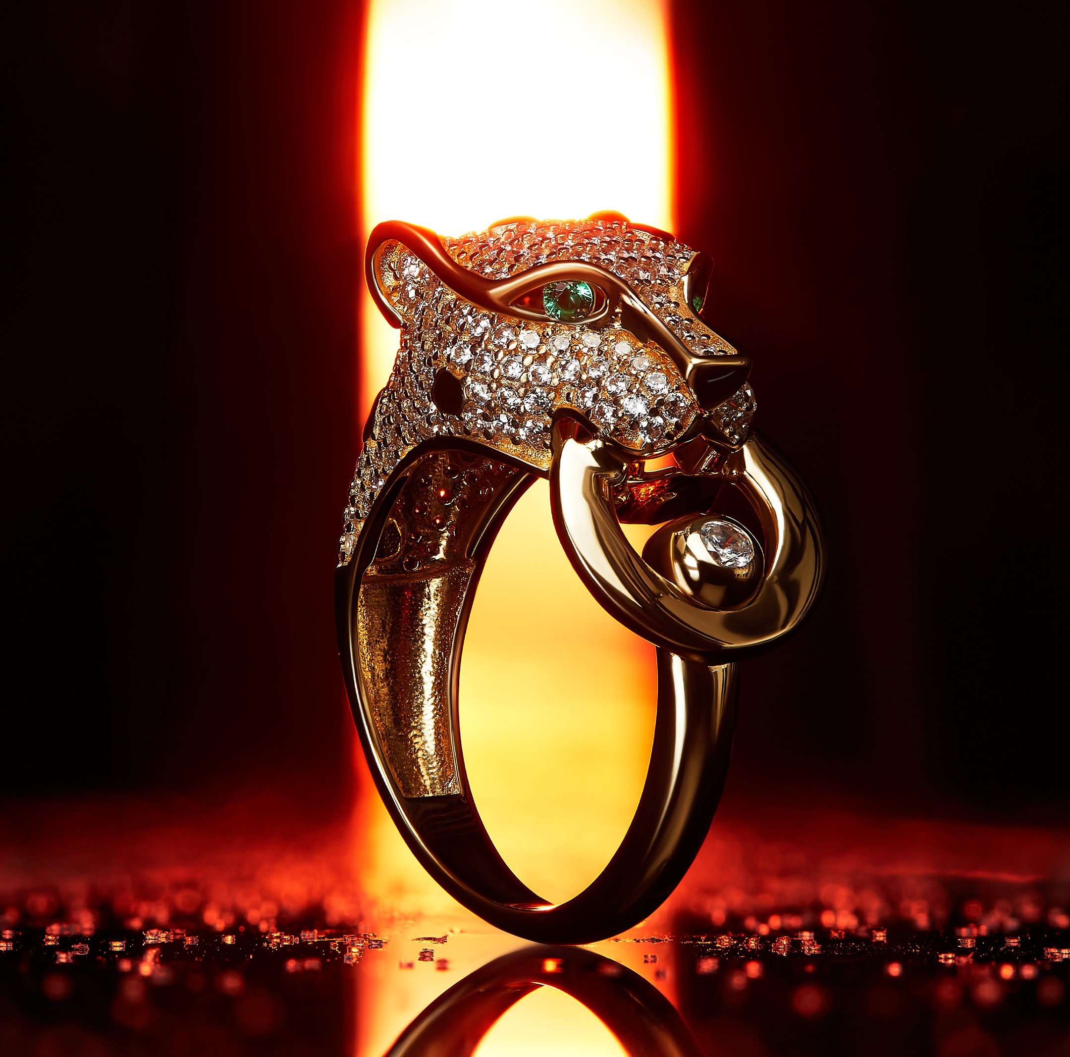anillo de jaguar