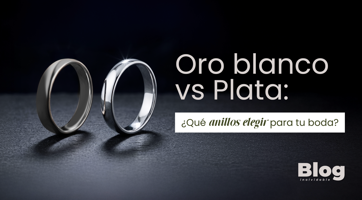 que es mejor oro blanco plata argollas 